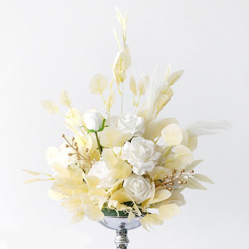 Simulated Flower Wedding Table Flower Road Guide Ground Flower Decoration Flower Ball - Uflower
