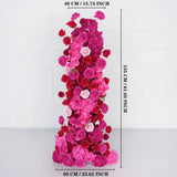 Artificial Rose Red Wedding KT Background Decor Flower Row SET80094 - Uflower