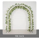 Uflower White Rose Greenery Floral Door Arch Wedding Party Backdrop Decoration SET80199 - Uflower