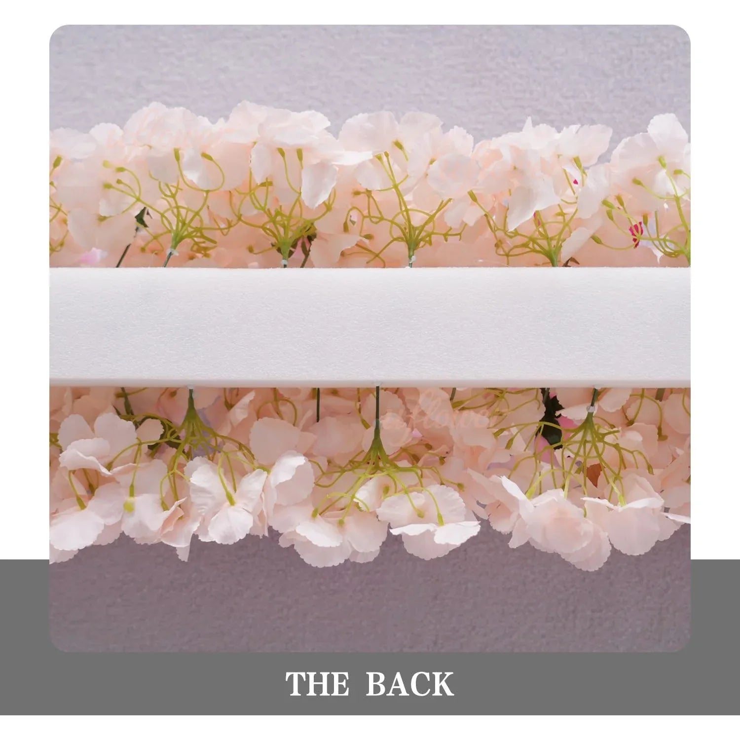 Uflower Pink Floral Arrangement Wedding Arch Backdrop Party Flower Row Decor SET80169 - Uflower