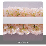 Uflower Pink Floral Arrangement Wedding Arch Backdrop Party Flower Row Decor SET80169 - Uflower