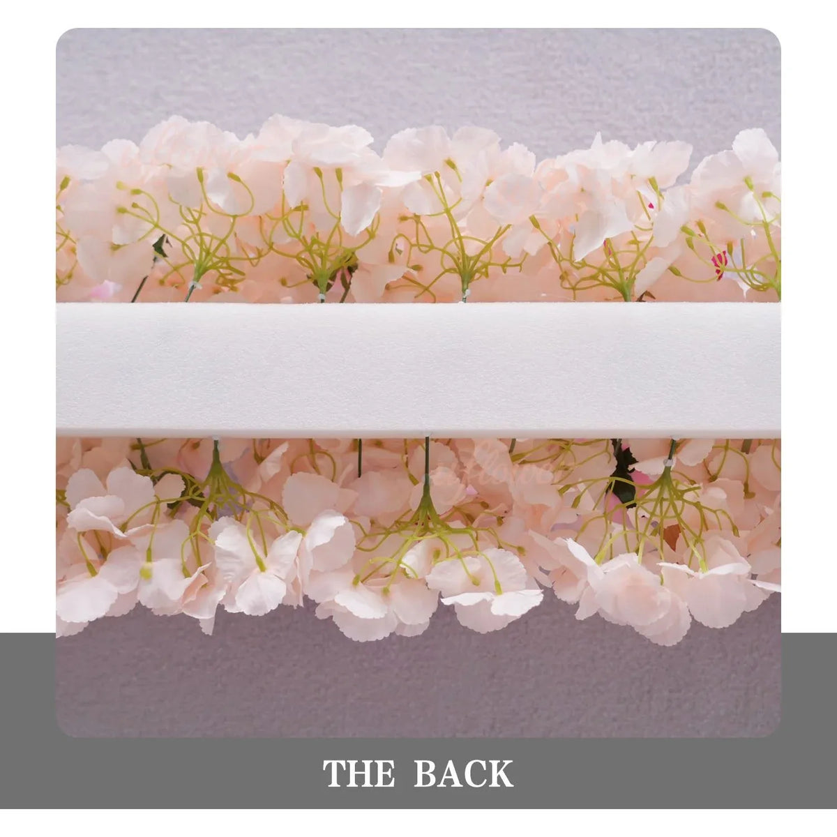 Uflower Pink Floral Arrangement Wedding Arch Backdrop Party Flower Row Decor SET80169 - Uflower