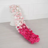 Uflower Gradient Pink Flower Row Wedding Party Backdrop Decor SET80179 - Uflower