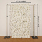 Uflower White Rose Flower Wall Backdrop Wedding Party Decoration SET80187 - Uflower