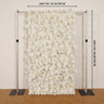Uflower White Rose Flower Wall Backdrop Wedding Party Decoration SET80187 - Uflower