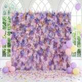 Uflower Pink Purple Flower Wall Décoration Murale Mariage Fête & Toile de Fond Événementiel SET80254-01