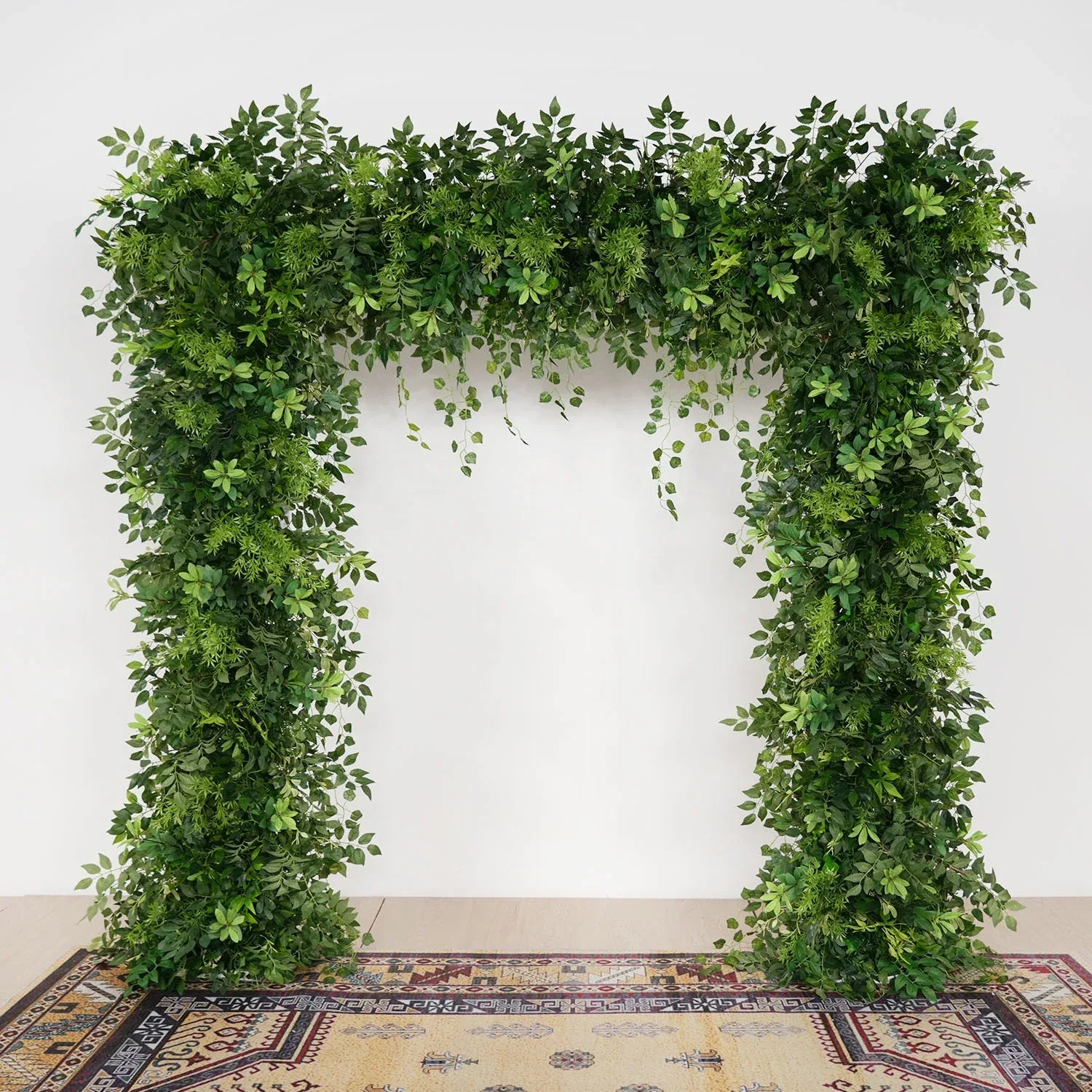 Uflower Green Series Wedding Backdrop Arch Decor Floral Arrangement SET80110 - Uflower