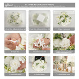 Uflower Rose Table Centerpieces Floral Ball Wedding Decor Flower Arrangement MB80099