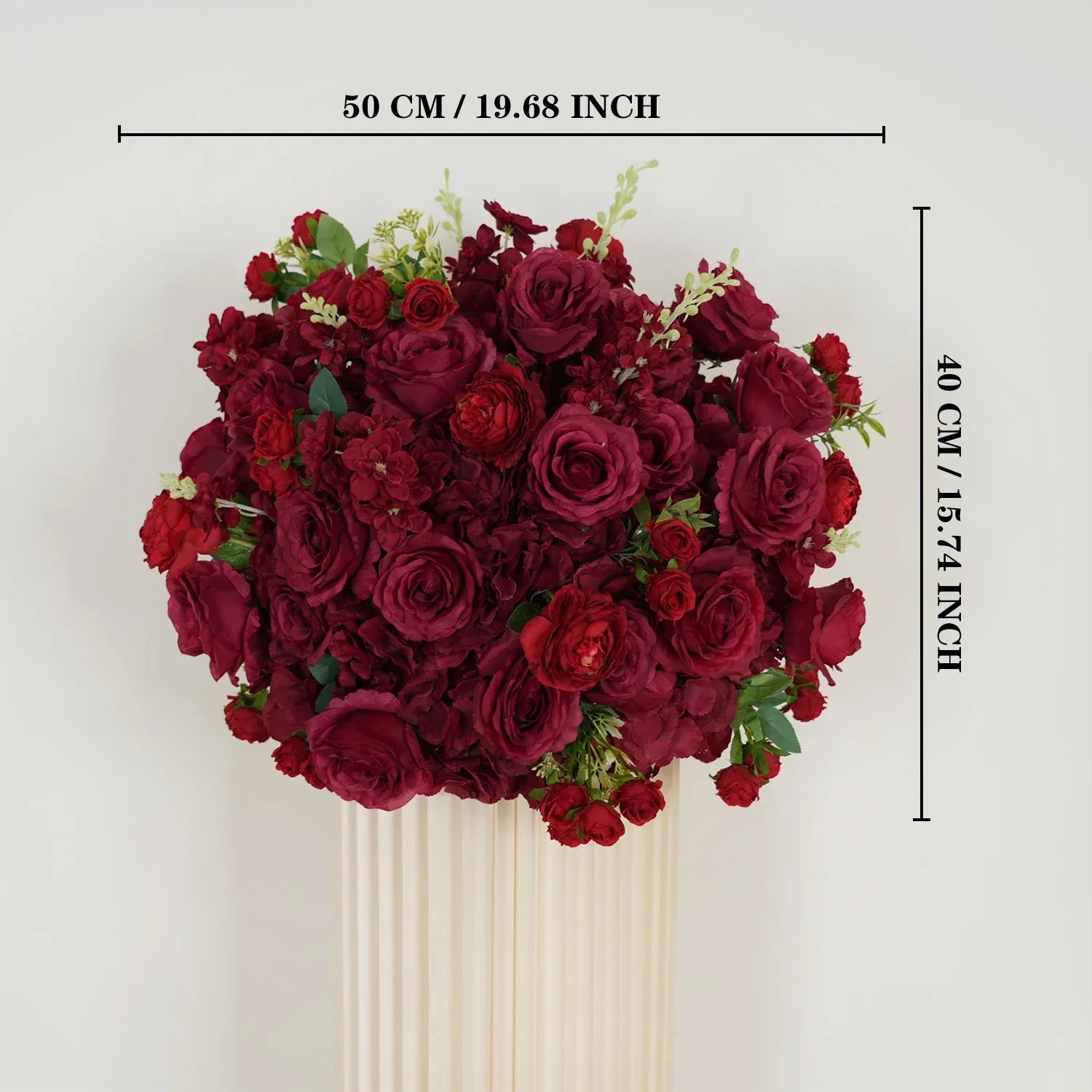 Uflower 50cm Wedding Table Centerpieces Flower Ball MB80052-01 - Uflower