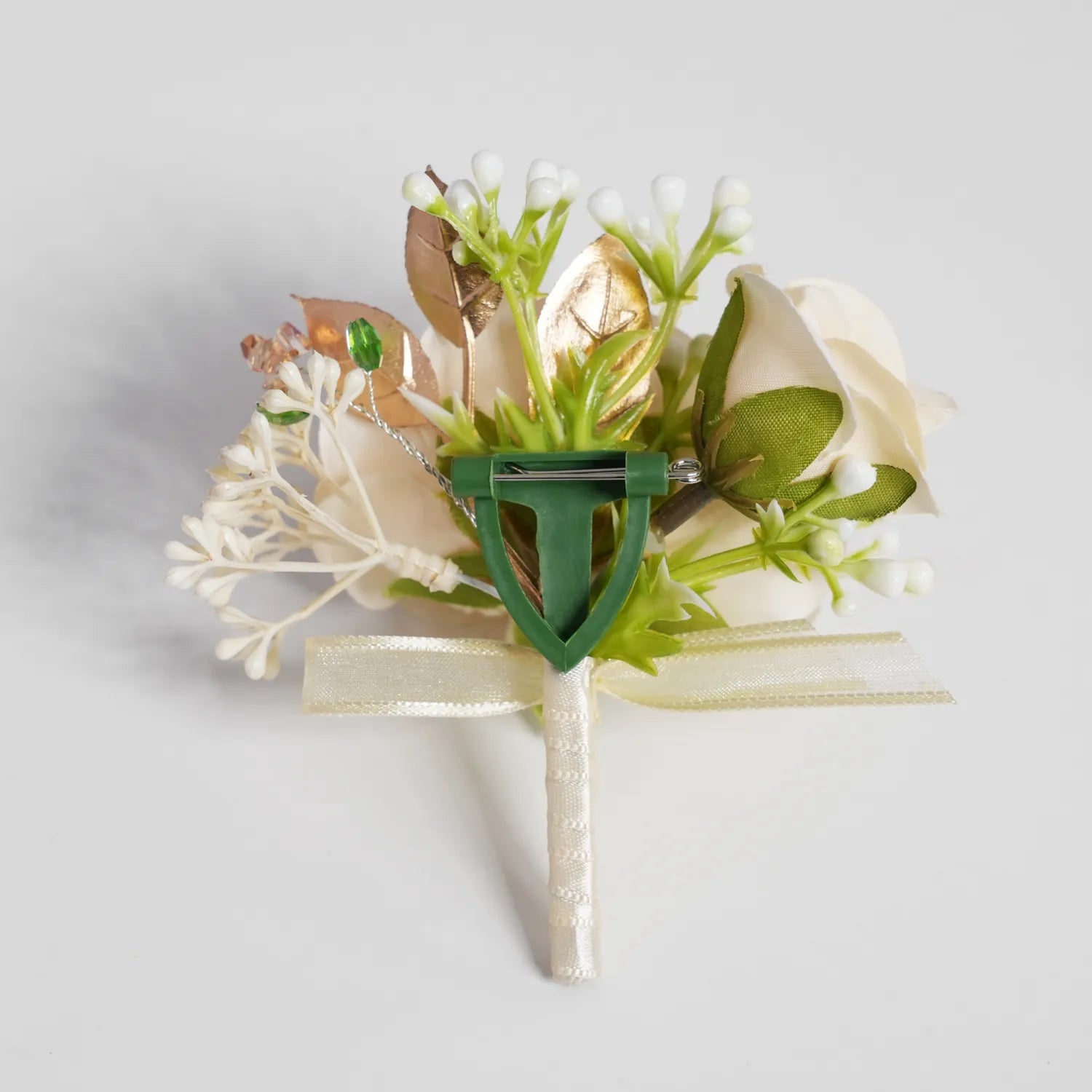 Uflower Boutonnieres in Champagne MG80010-03*6