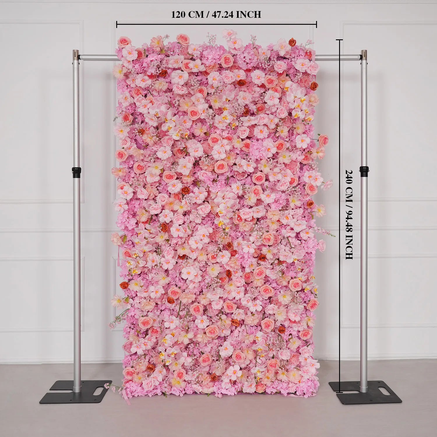 Uflower Artificial Flower Wall  5D Craft Wedding Roller Blind Decor SET80228