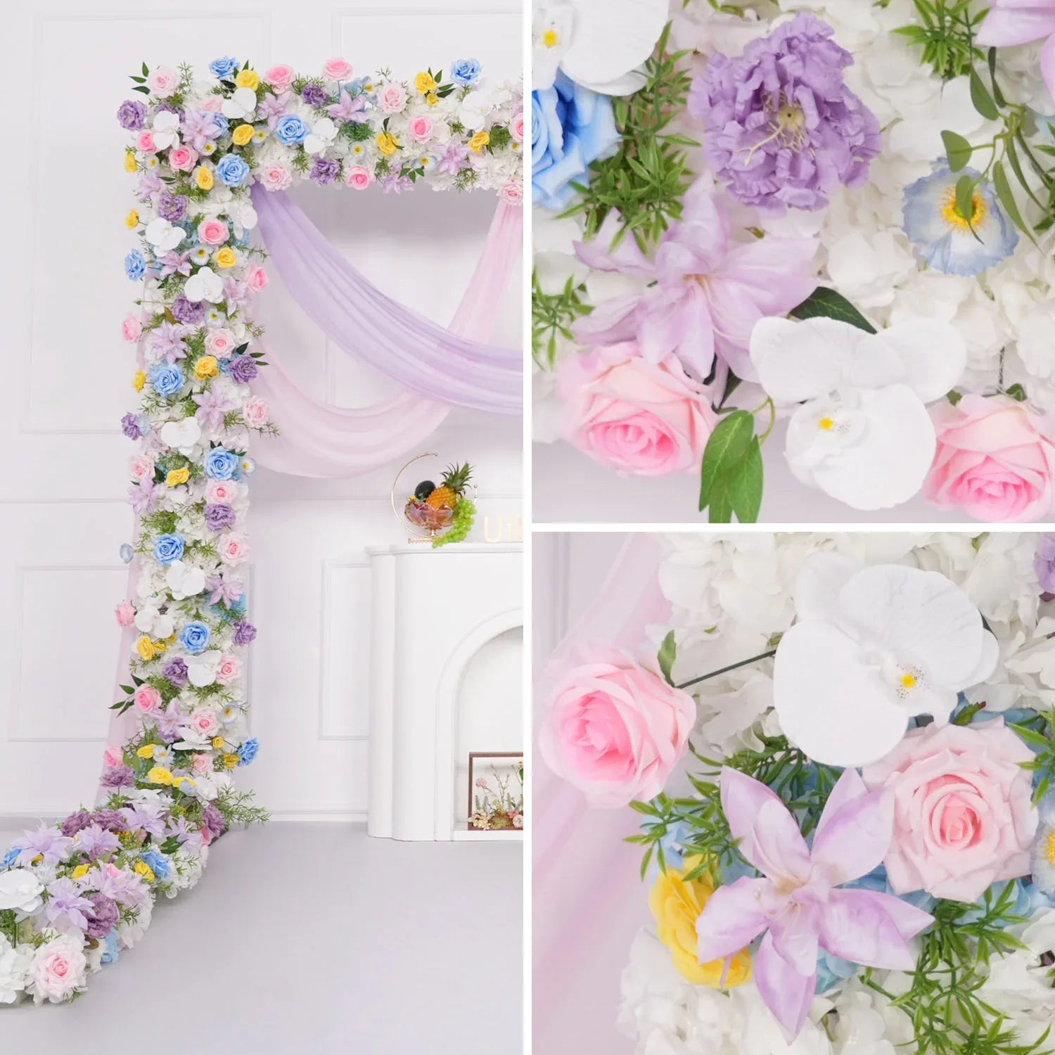 Uflower Colored Table Runner Arrangement Wedding Backdrop Wall Decor M