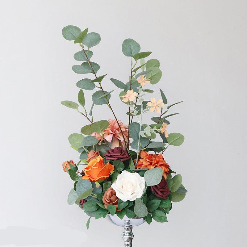 Simulated Flower Wedding Table Flower Road Guide Ground Flower Decoration Flower Ball - Uflower