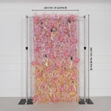 Uflower Flower Wall Champagne Pink Frost Floral Backdrop Wedding Party Proposal Decor SET80215 - Uflower