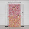 Uflower Flower Wall Champagne Pink Frost Floral Backdrop Wedding Party Proposal Decor SET80215 - Uflower