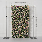Uflower Purple Yellow Flower Wall Backdrop Wedding Party Decoration SET80161 - Uflower