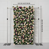 Uflower Purple Yellow Flower Wall Backdrop Wedding Party Decoration SET80161 - Uflower