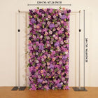 Uflower Flower Wall 3D Purple Hydrangea Floral Backdrop Wedding Party Proposal Decor SET80188 - Uflower