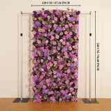 Uflower Flower Wall 3D Purple Hydrangea Floral Backdrop Wedding Party Proposal Decor SET80188 - Uflower