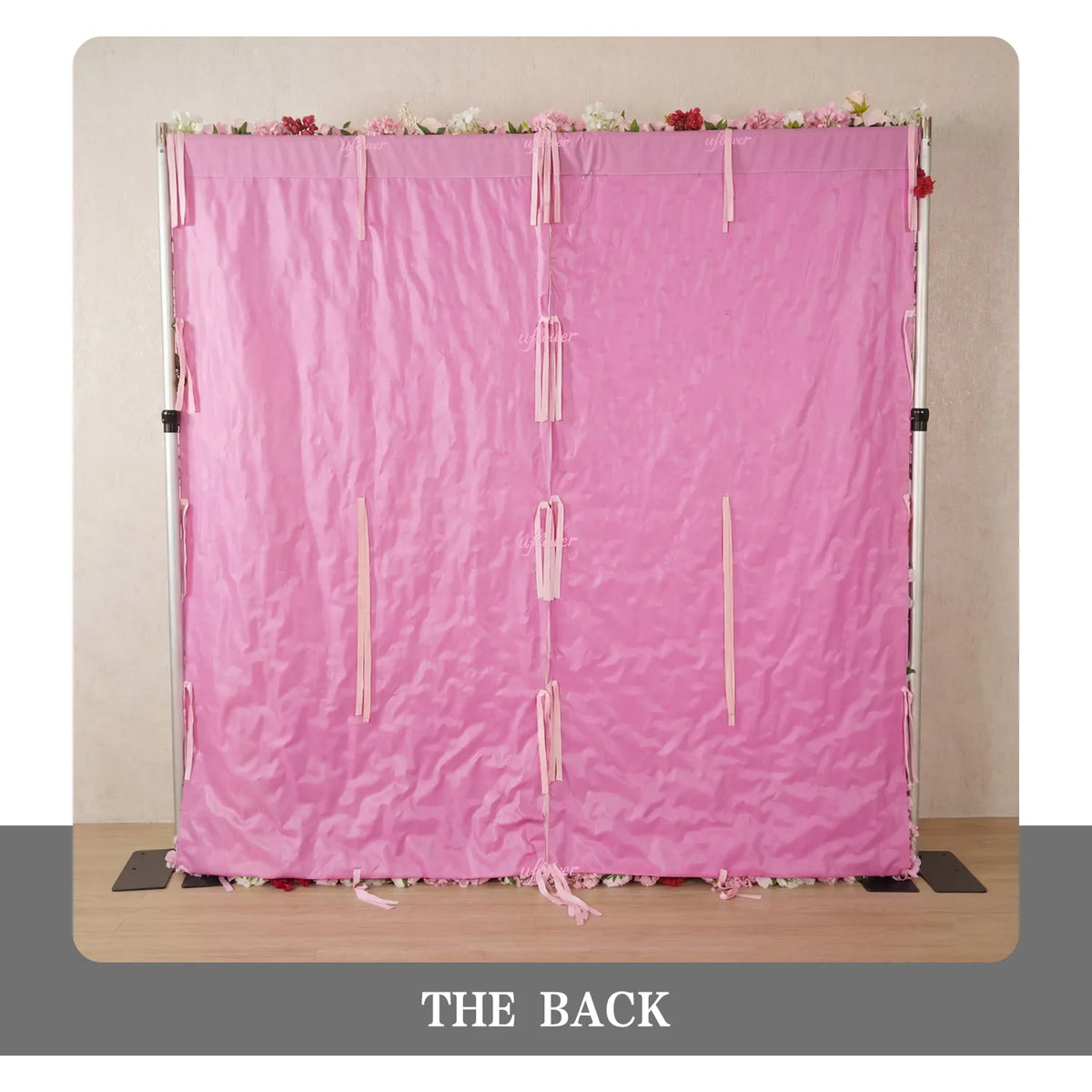 Uflower Pink Flower Wall Wedding Party Proposal Decor SET80228