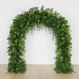 Uflower Leaf Flower Row Door Arch Floral Arrangement SET80110 - Uflower