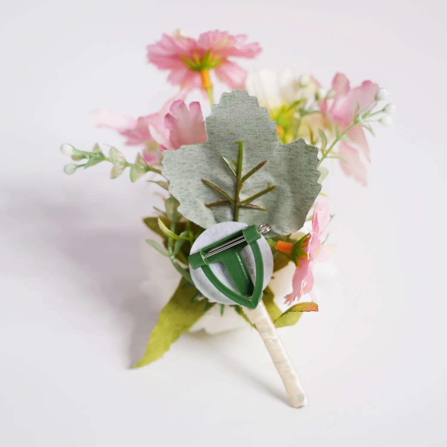 Uflower Boutonnieres in Pink White MG80001-03*6