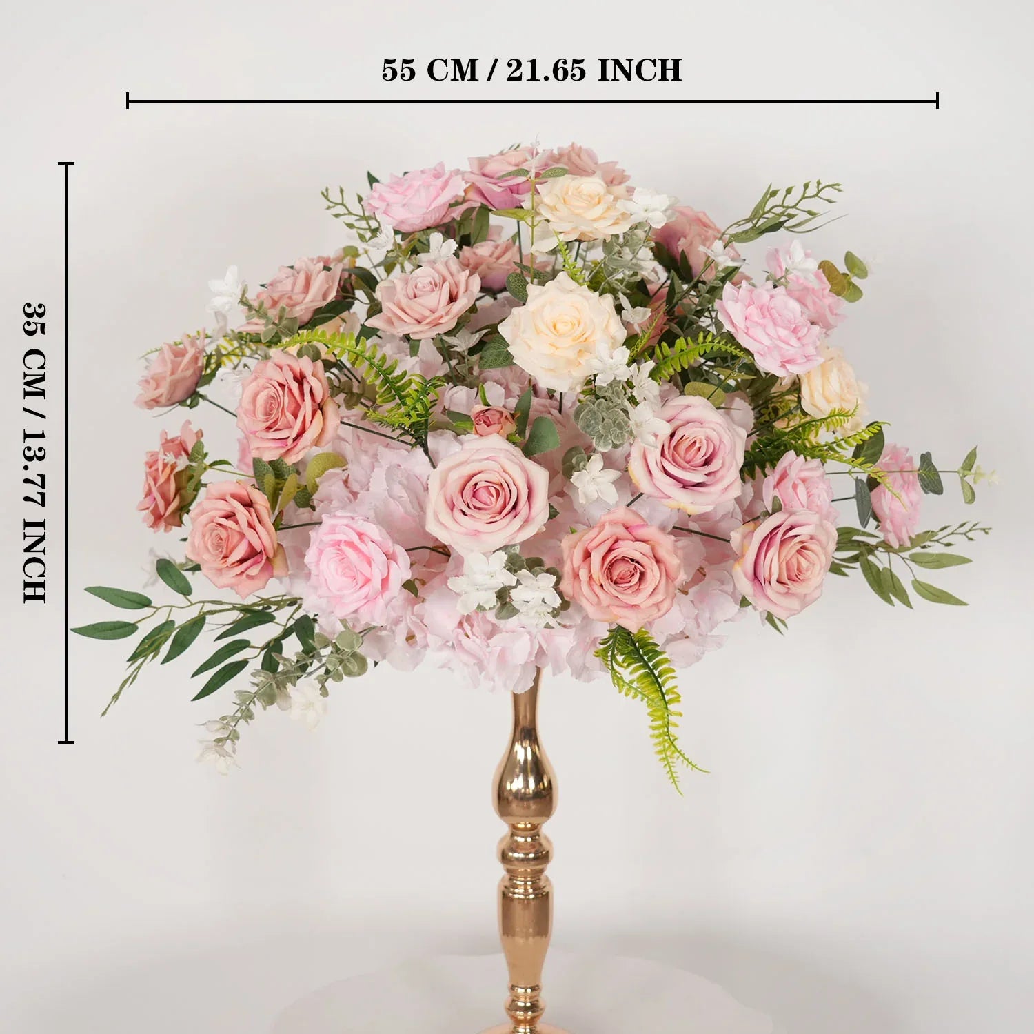 Uflower Table Centerpieces Floral Ball Wedding Decor Flower Arrangement MB80071 - Uflower