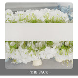 Uflower Blue White Flower Wedding Backdrop Arch Floral Arrangement SET80121 - Uflower