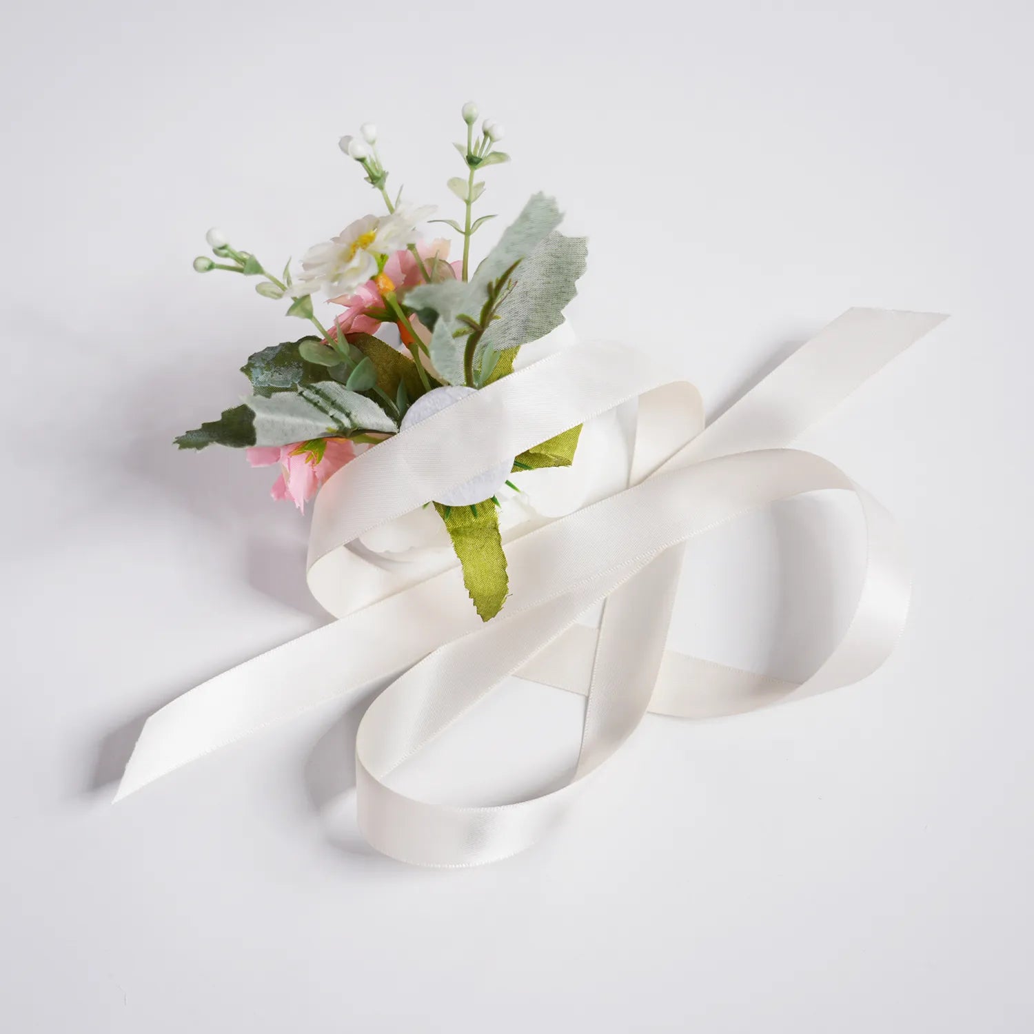 Uflower Wrist Corsages in Pink White MG80001-04*6