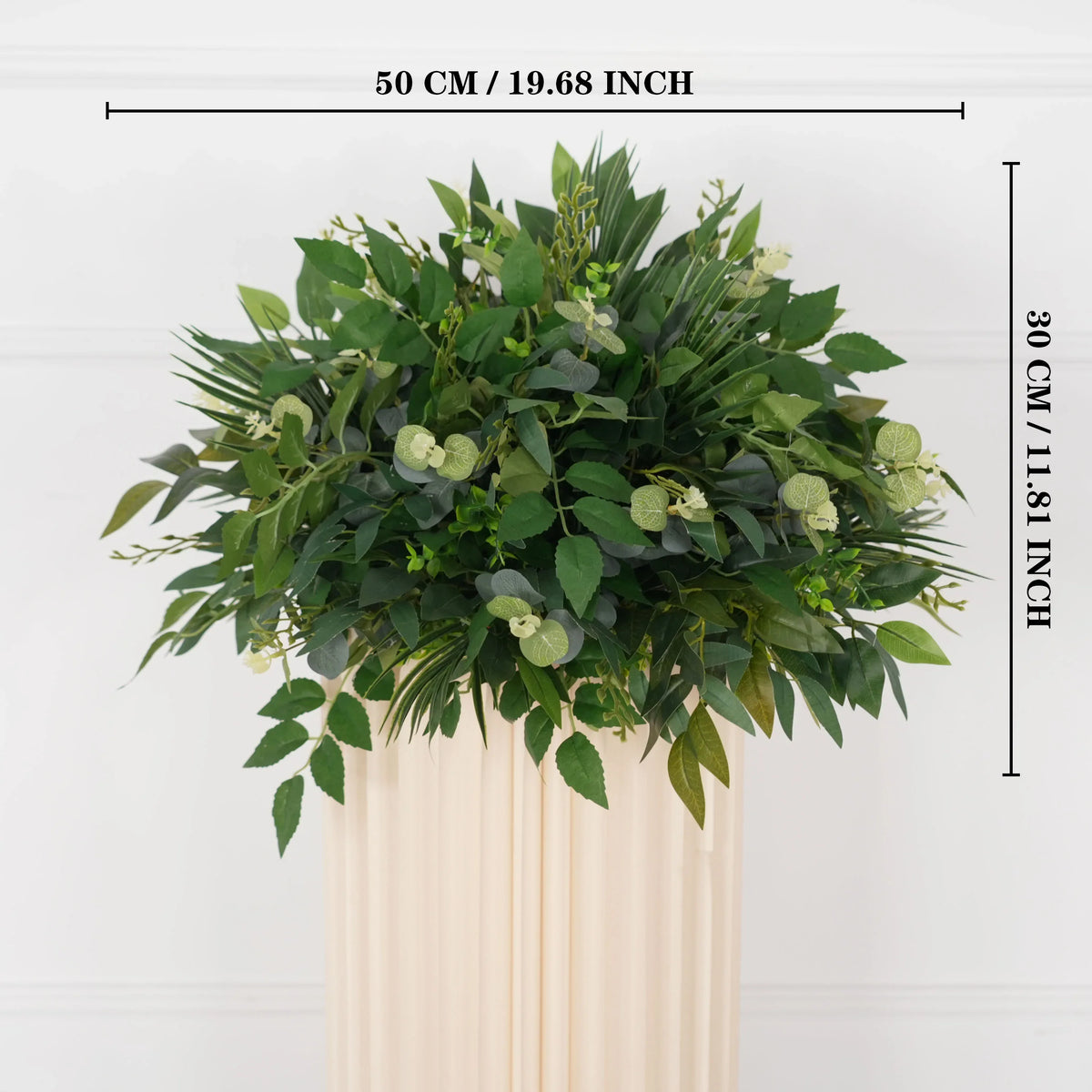 Uflower Green Leaf Table Centerpiece Floral Ball Wedding Table Decoration MB80066 - Uflower