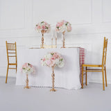 Uflower Pink Table Centerpiece Floral Ball Wedding Table Decoration MB80057 - Uflower