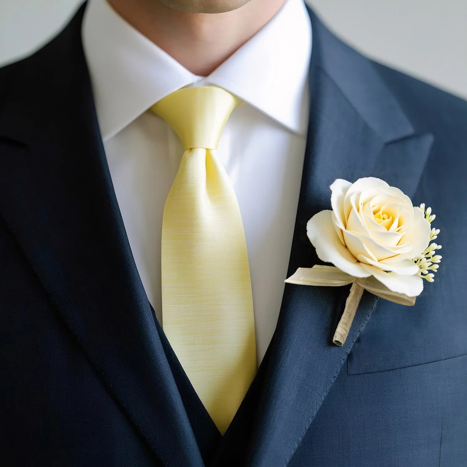 Uflower Boutonnieres in Champagne MG80010-03*6