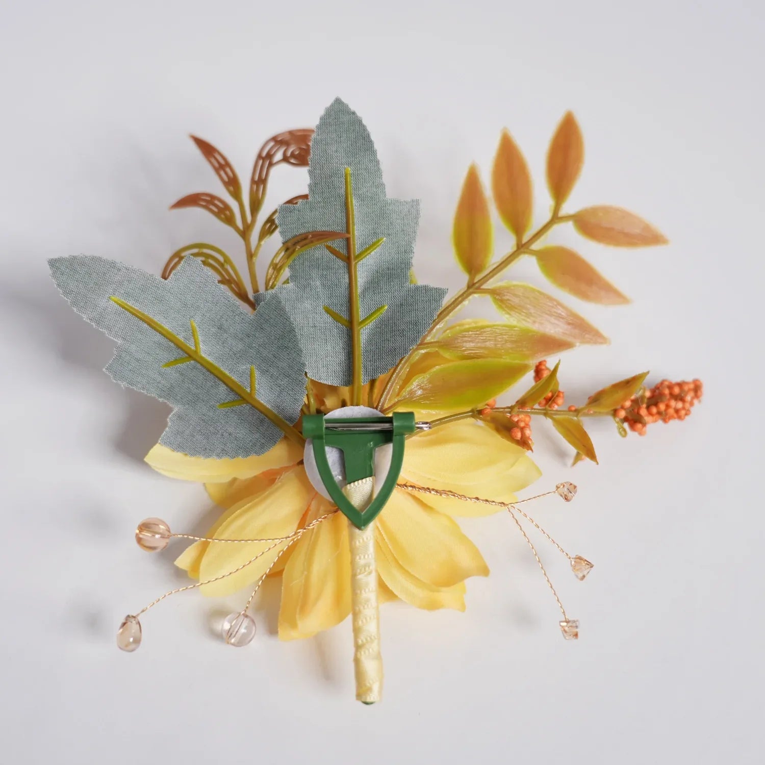 Uflower Boutonnieres in Yellow MG80003-03 - Uflower