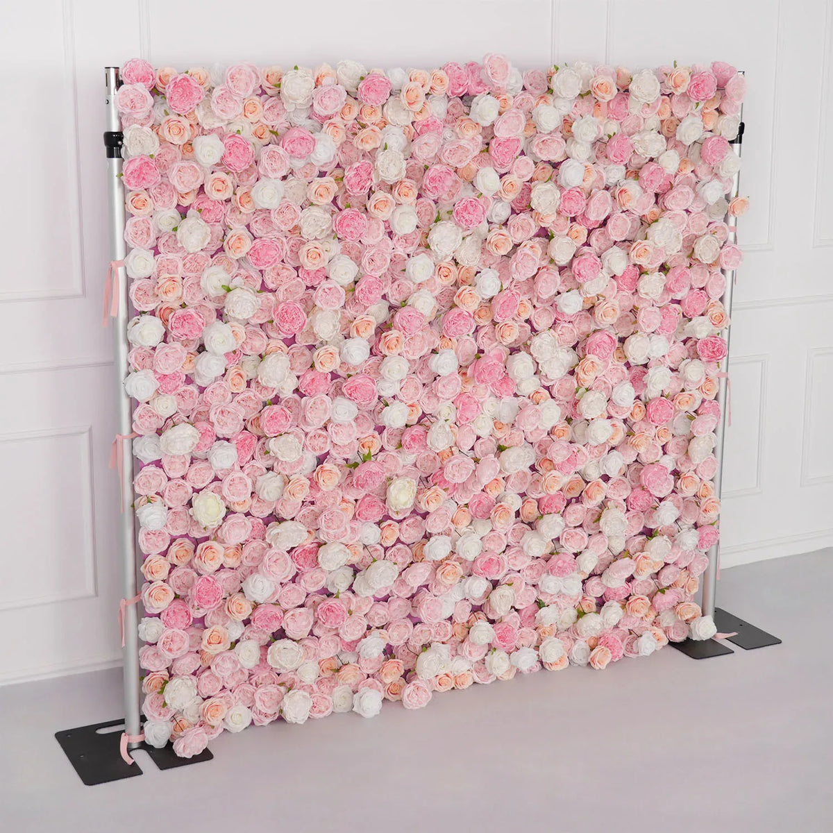 Uflower Artificial Pink Rose Wall Wedding Backdrop Decor SET80070 - Uflower