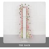 Uflower Artificial Pink White Wedding KT Backdrop Flower Row Decor SET80126 - Uflower