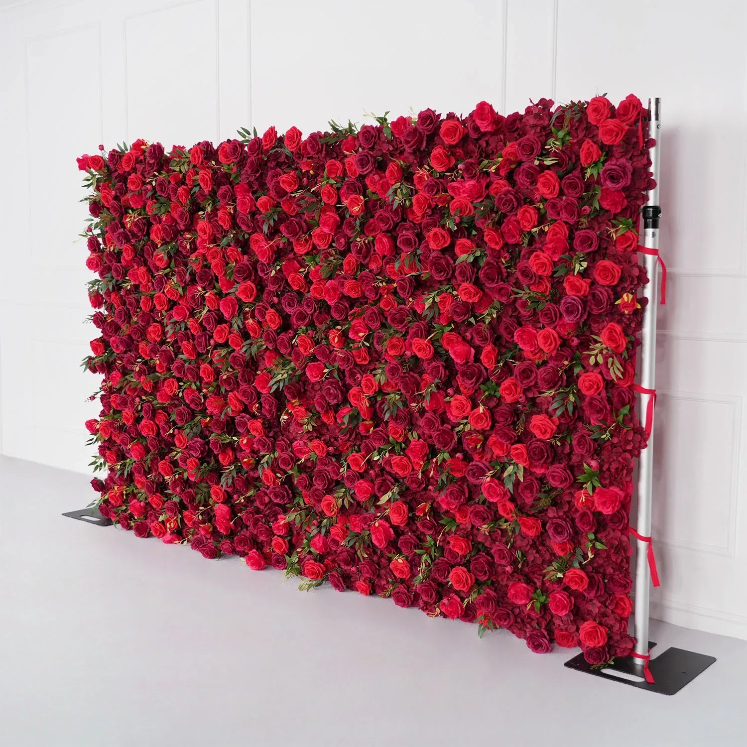Uflower Artificial Red Rose Wall Wedding Backdrop Decor SET80118 - Uflower