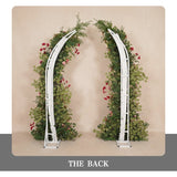 Uflower Rose Rouge Rose Fleur Corne Arche De Mariage Fête Fond Décor SET80229