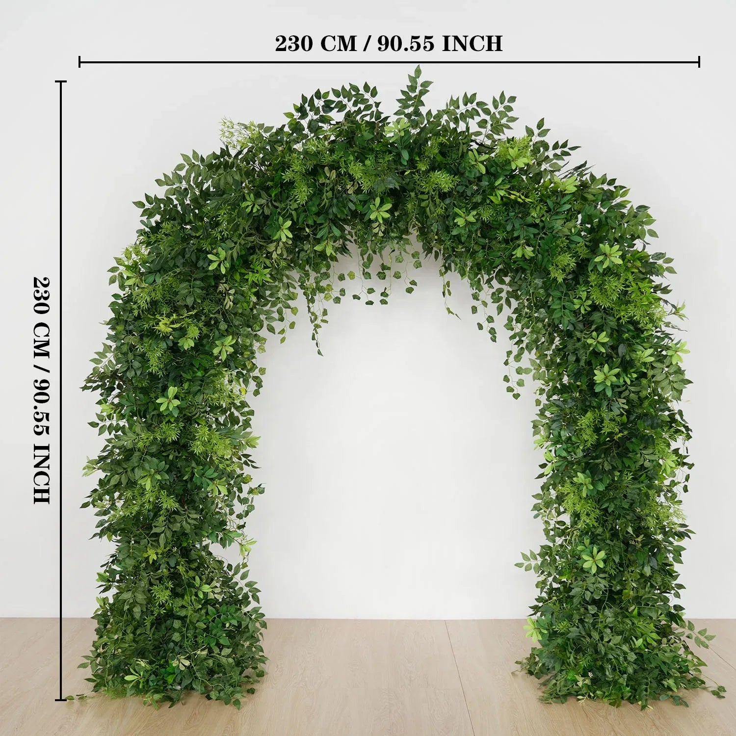 Uflower Leaf Flower Row Door Arch Floral Arrangement SET80110 - Uflower