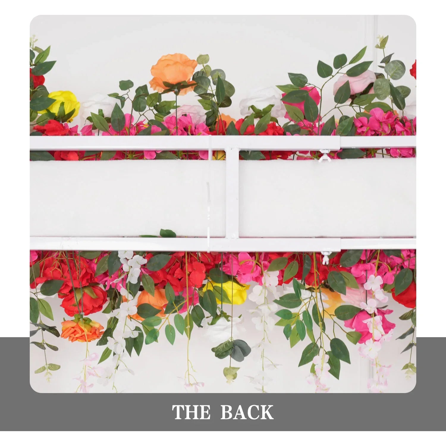 Uflower Colorful Artificial Wedding KT Backdrop Flower Row Decor SET80115 - Uflower