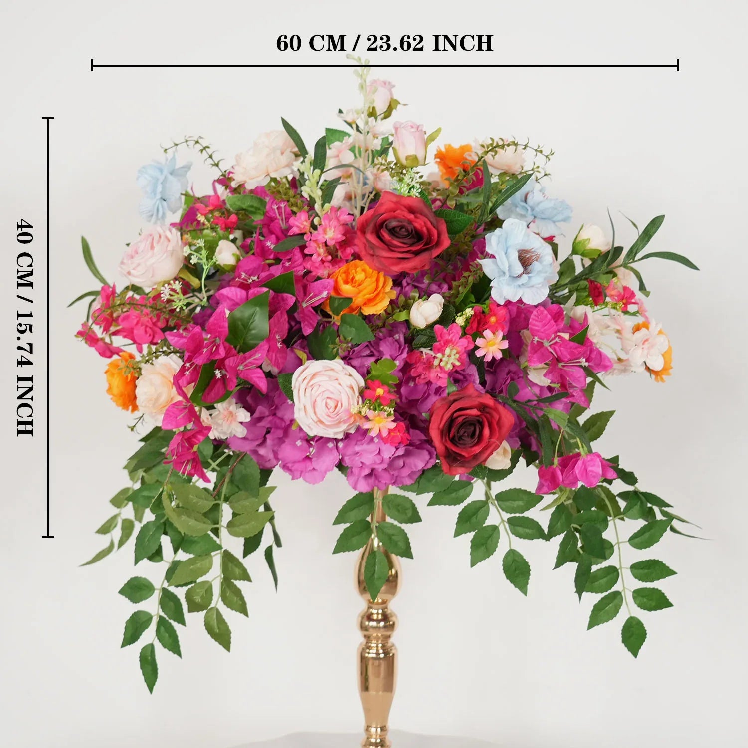 Uflower Table Centerpieces Floral Ball Wedding Decor Flower Arrangement MB80071 - Uflower