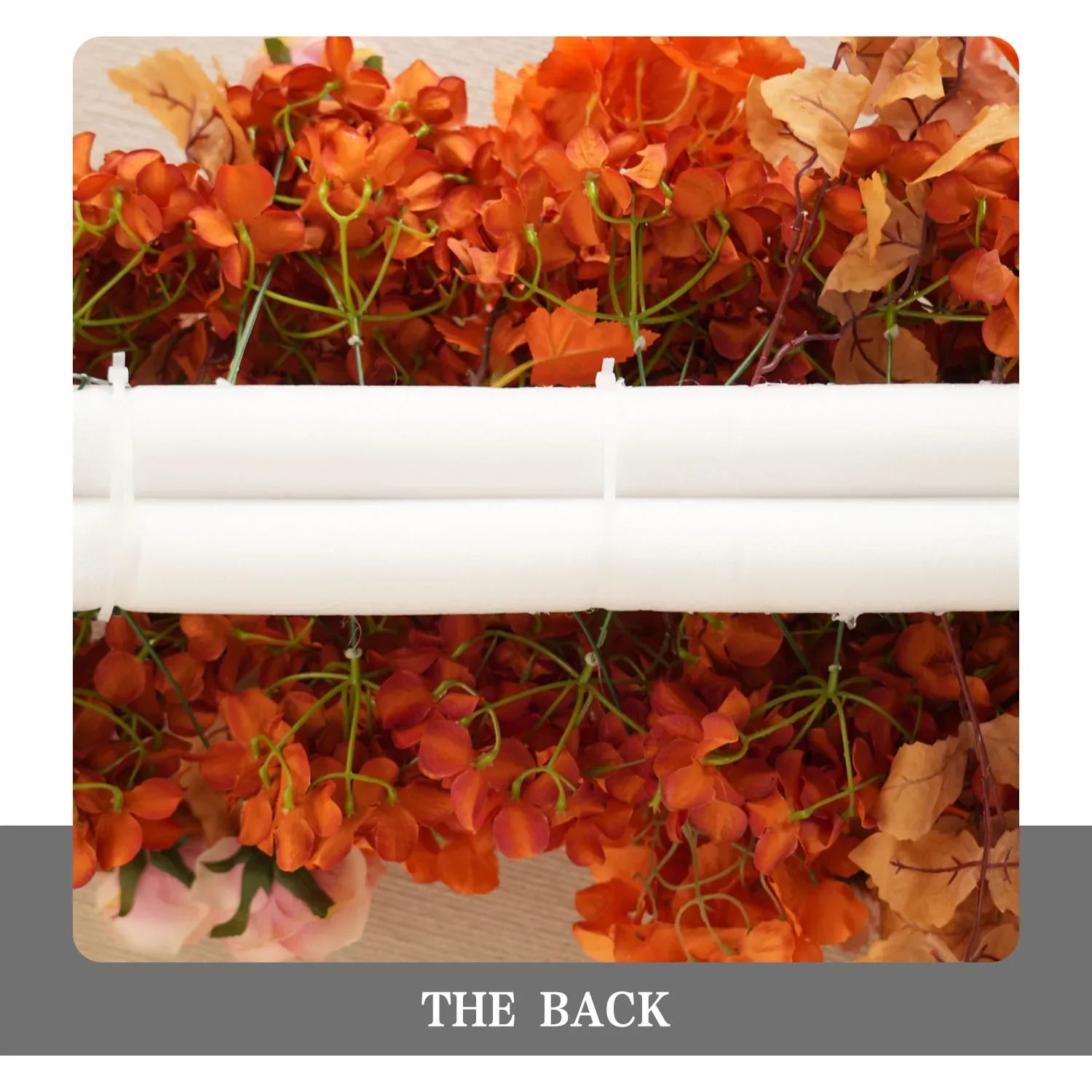 Uflower Artificial Autumn Pink Flower Row Wedding KT Backdrop Decor SET80122 - Uflower