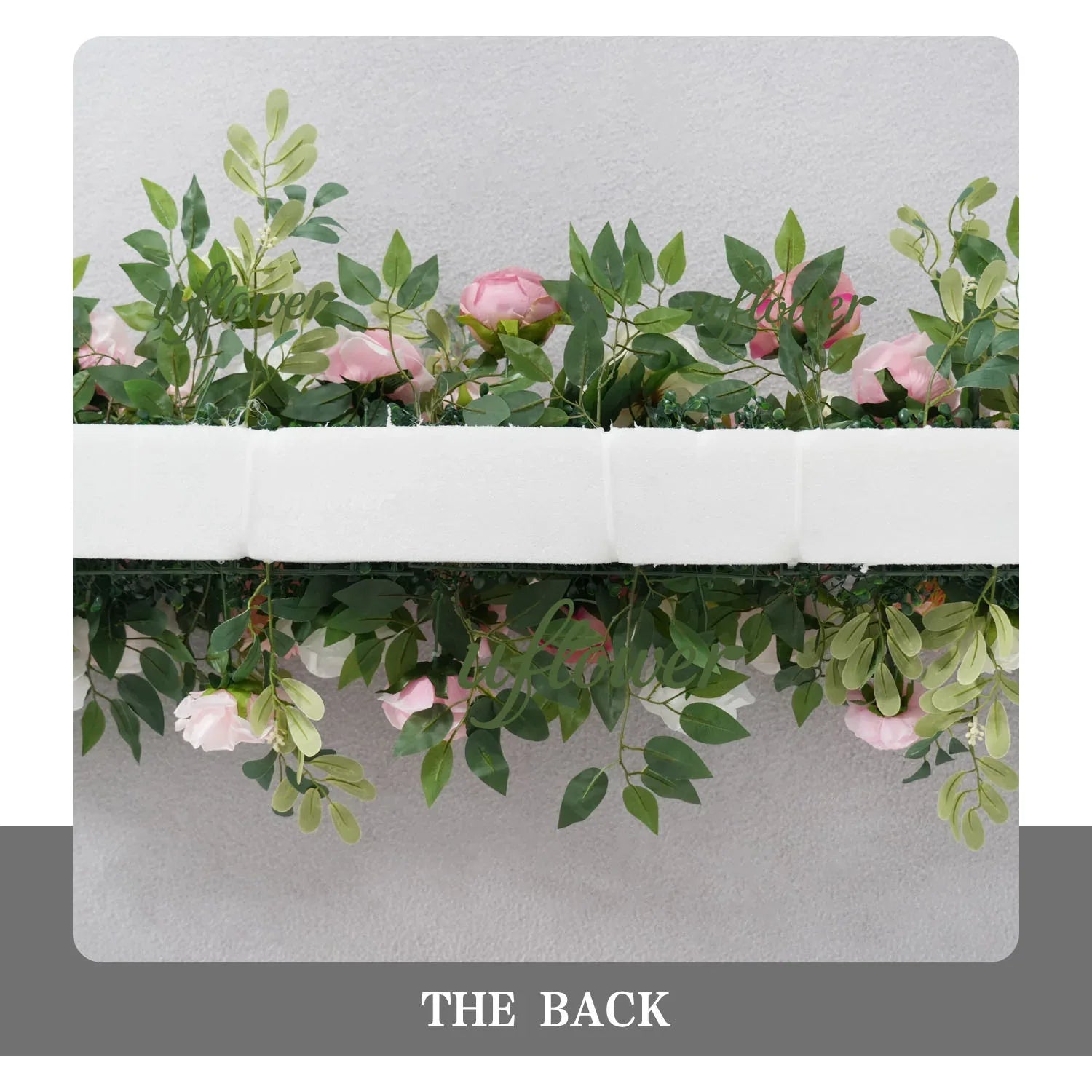 Artificial Pink Rose Flower Arrangement Wedding Backdrop Decor Props SET80142 - Uflower