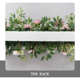 Artificial Pink Rose Flower Arrangement Wedding Backdrop Decor Props SET80142 - Uflower