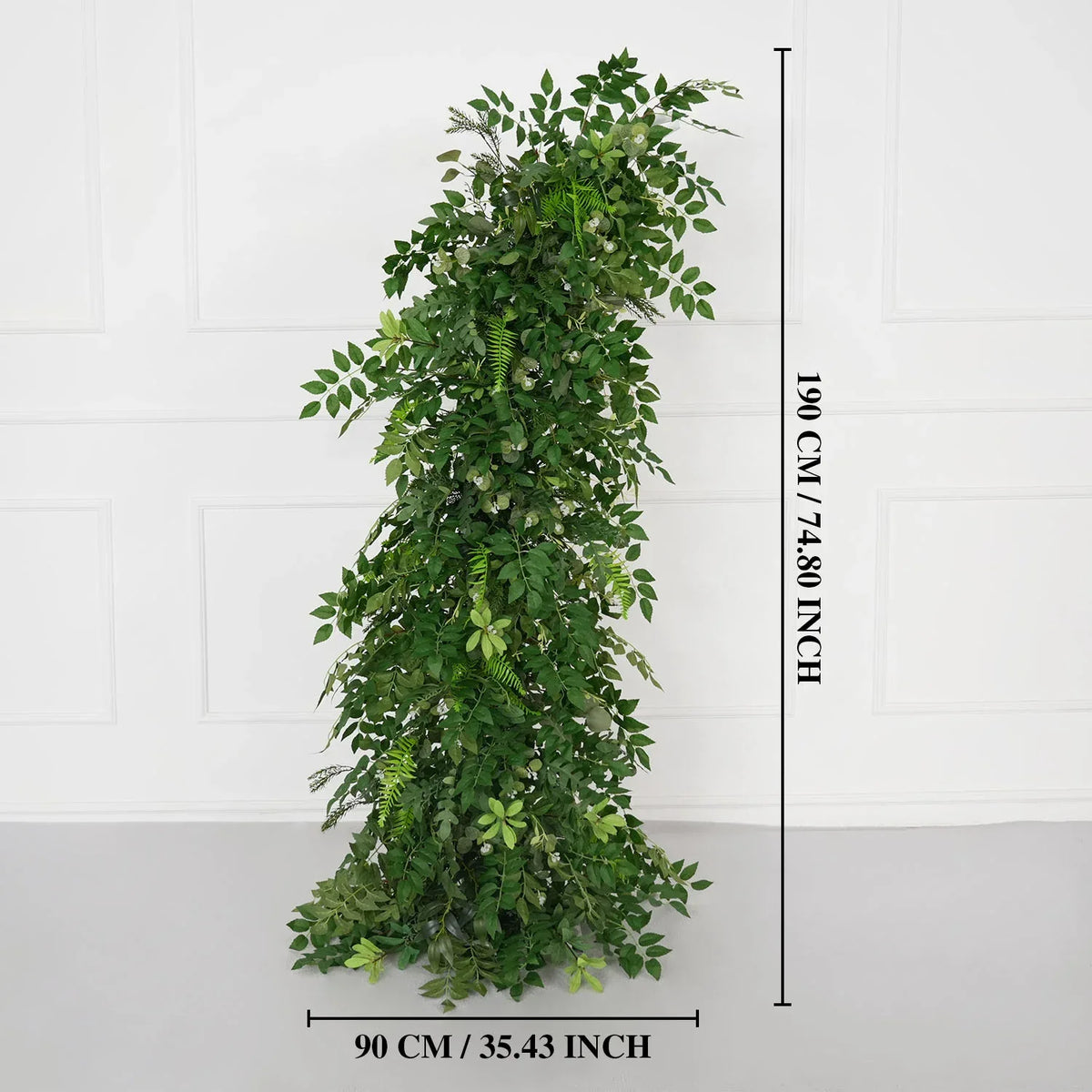 Uflower Green Leaf Horn Arch Wedding Party Backdrop Decor SET80125 - Uflower