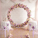 Uflower Artificial Wedding Arch Flowers Set – Round Wedding Arch Decor SET80277-01