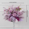 Uflower Purple Flower Arrangement Wedding Party Backdrop Floral Props SET80156 - Uflower