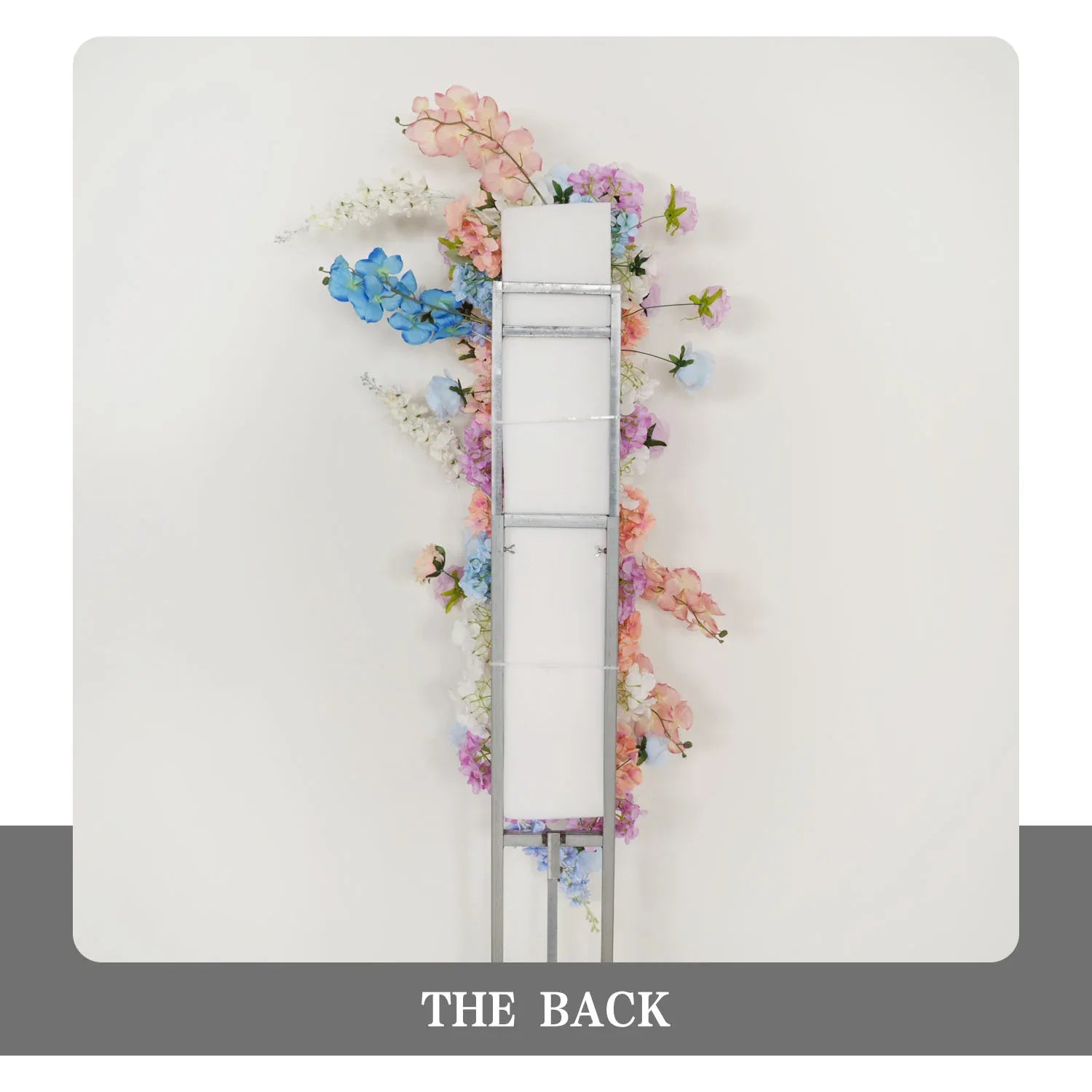 Uflower Artificial Purple Blue Wedding KT Backdrop Flower Row Decor SET80105 - Uflower