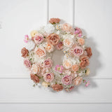 Uflower Champagne Pink Rose Arrangement Wedding Backdrop Floral Props SET80151 - Uflower