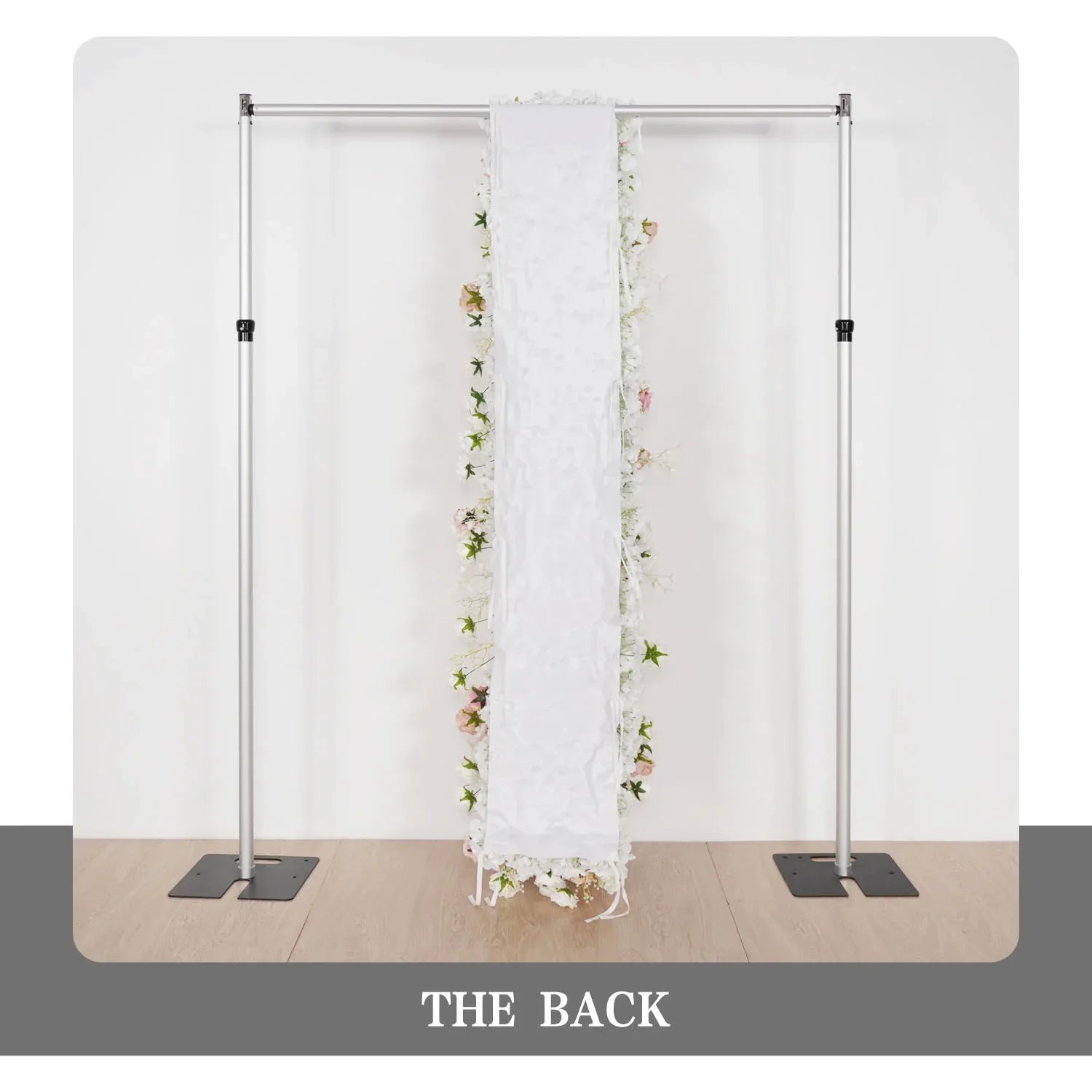 Uflower Pink Khaki Rose Wedding Background Flower Arrangement Arch Decoration SET80114 - Uflower