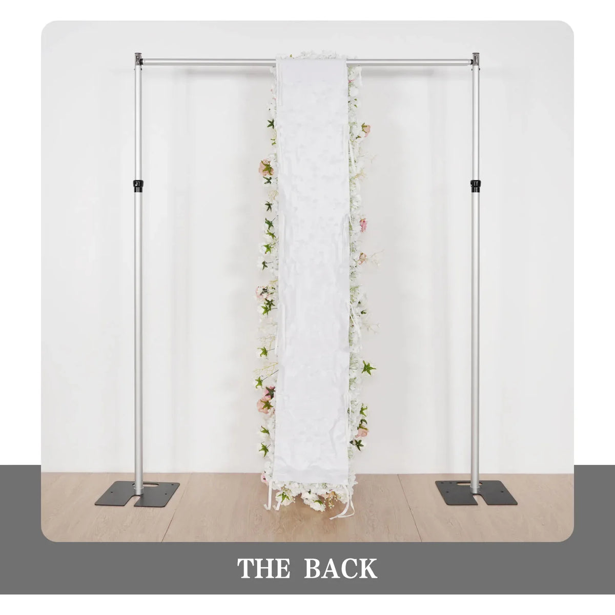 Uflower Pink Khaki Rose Wedding Background Flower Arrangement Arch Decoration SET80114 - Uflower